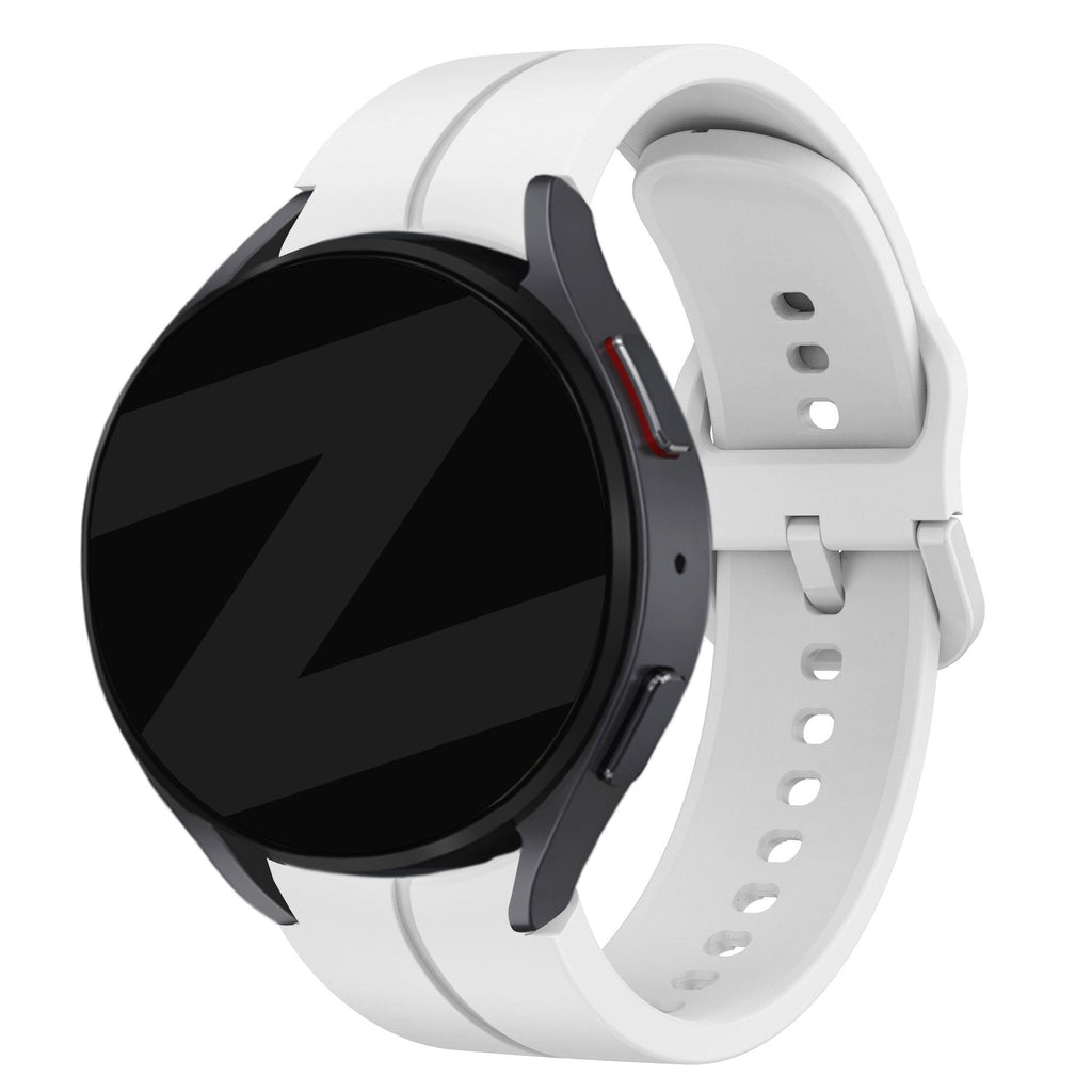 Siliconen Extreme horlogebandje - 20mm - Wit