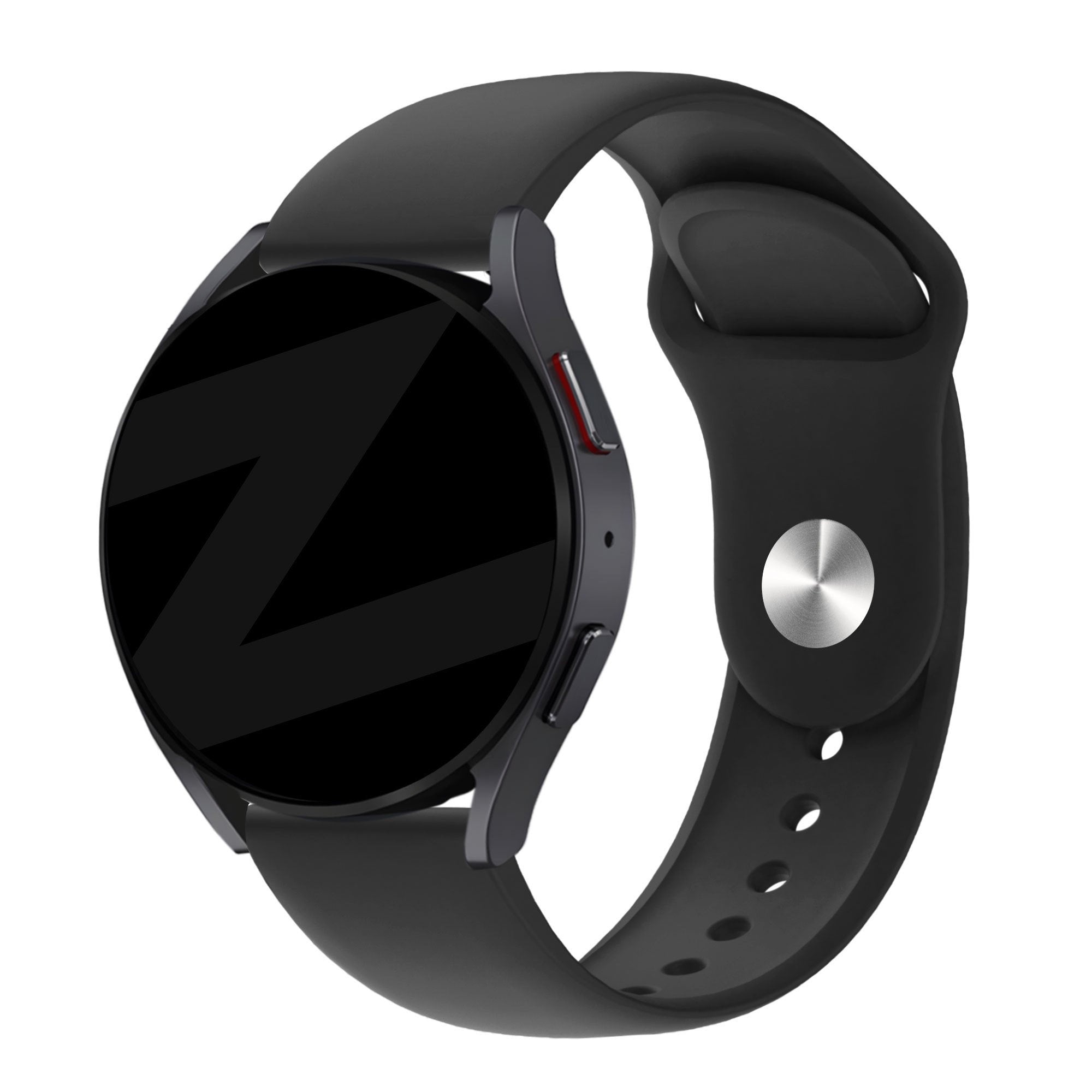 Sport Deluxe horlogebandje - 20mm - Zwart