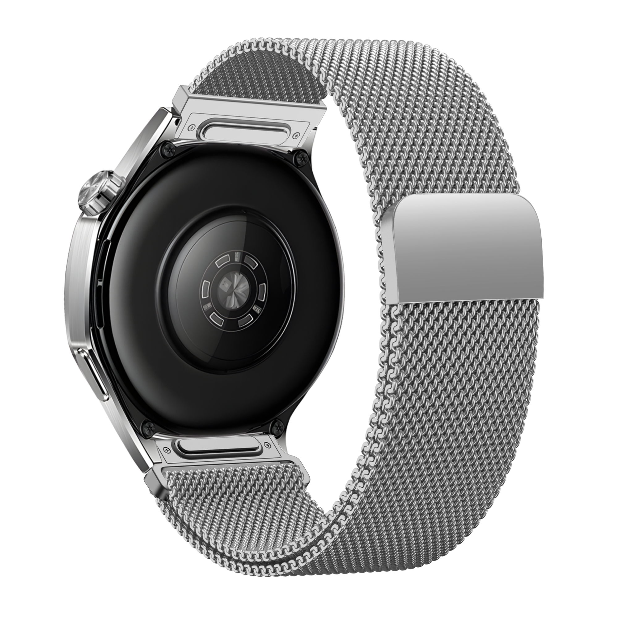 Milanese Easy Fit horlogebandje - 22mm - Zilver