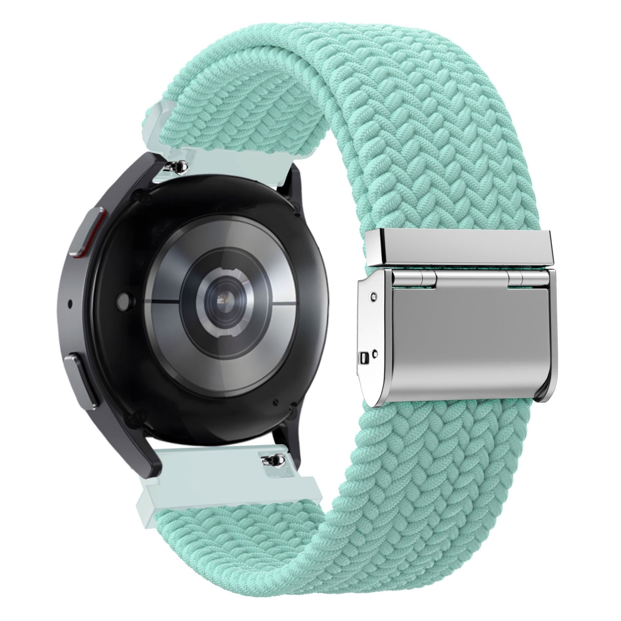 Gevlochten Nylon horlogebandje - 20mm - Turquoise