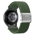 Gevlochten Nylon horlogebandje - 20mm - Olijfgroen