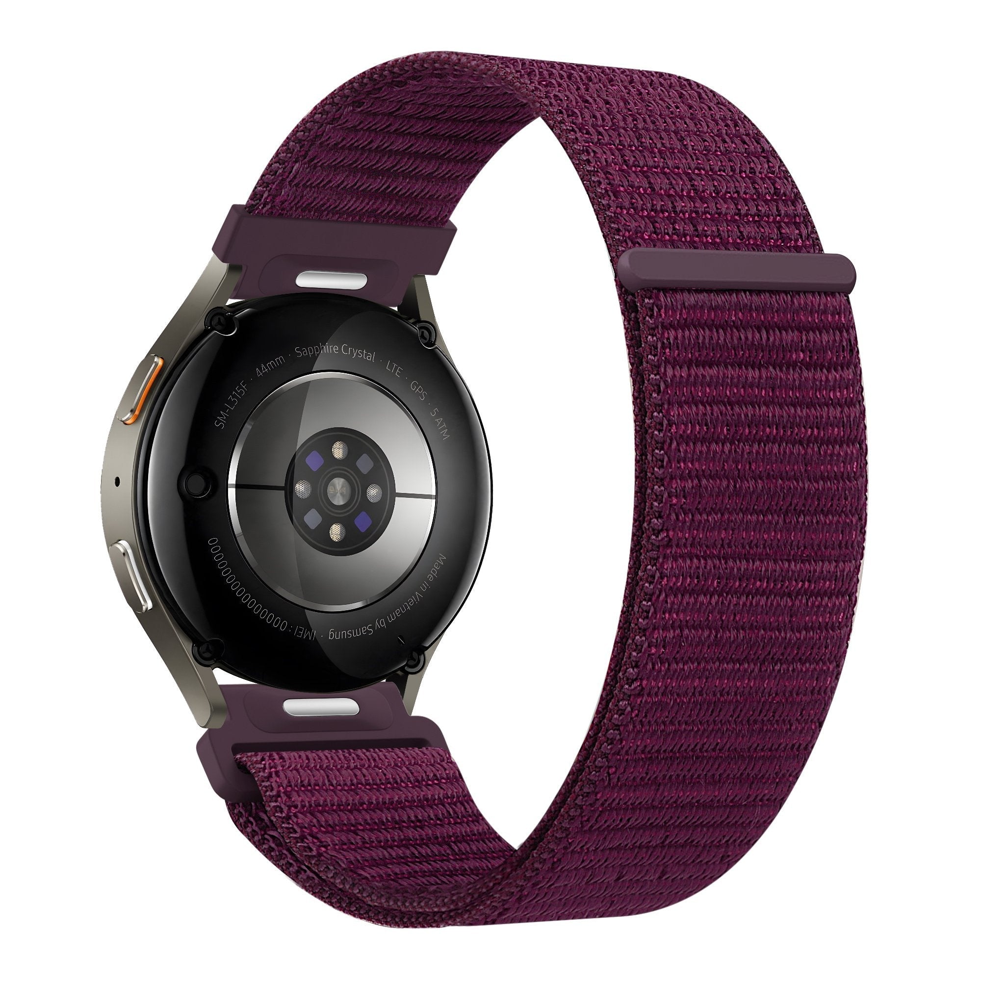 Nylon Easy Fit horlogebandje - 18mm - Plum