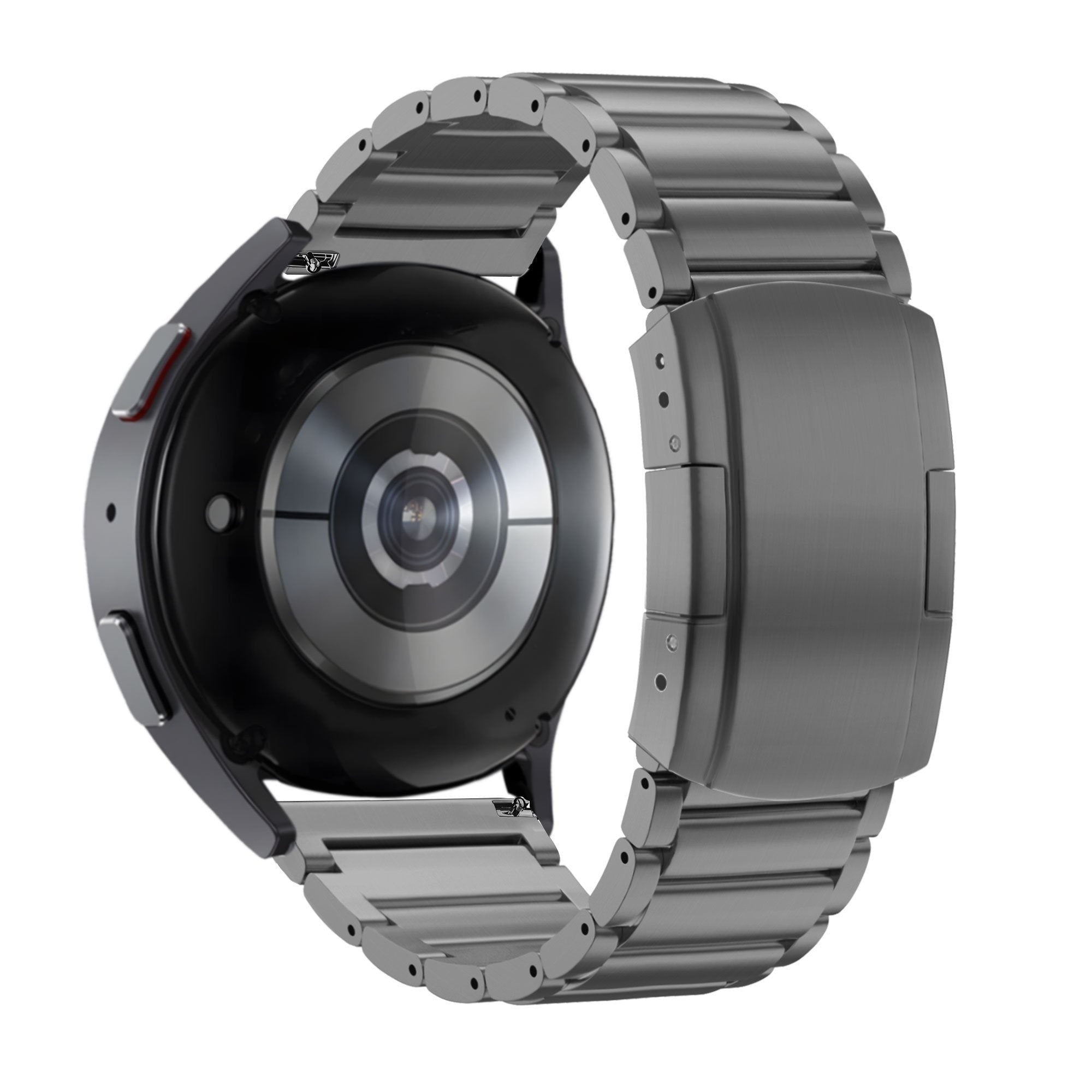 Titanium Schakel horlogebandje - 22mm - Grafiet
