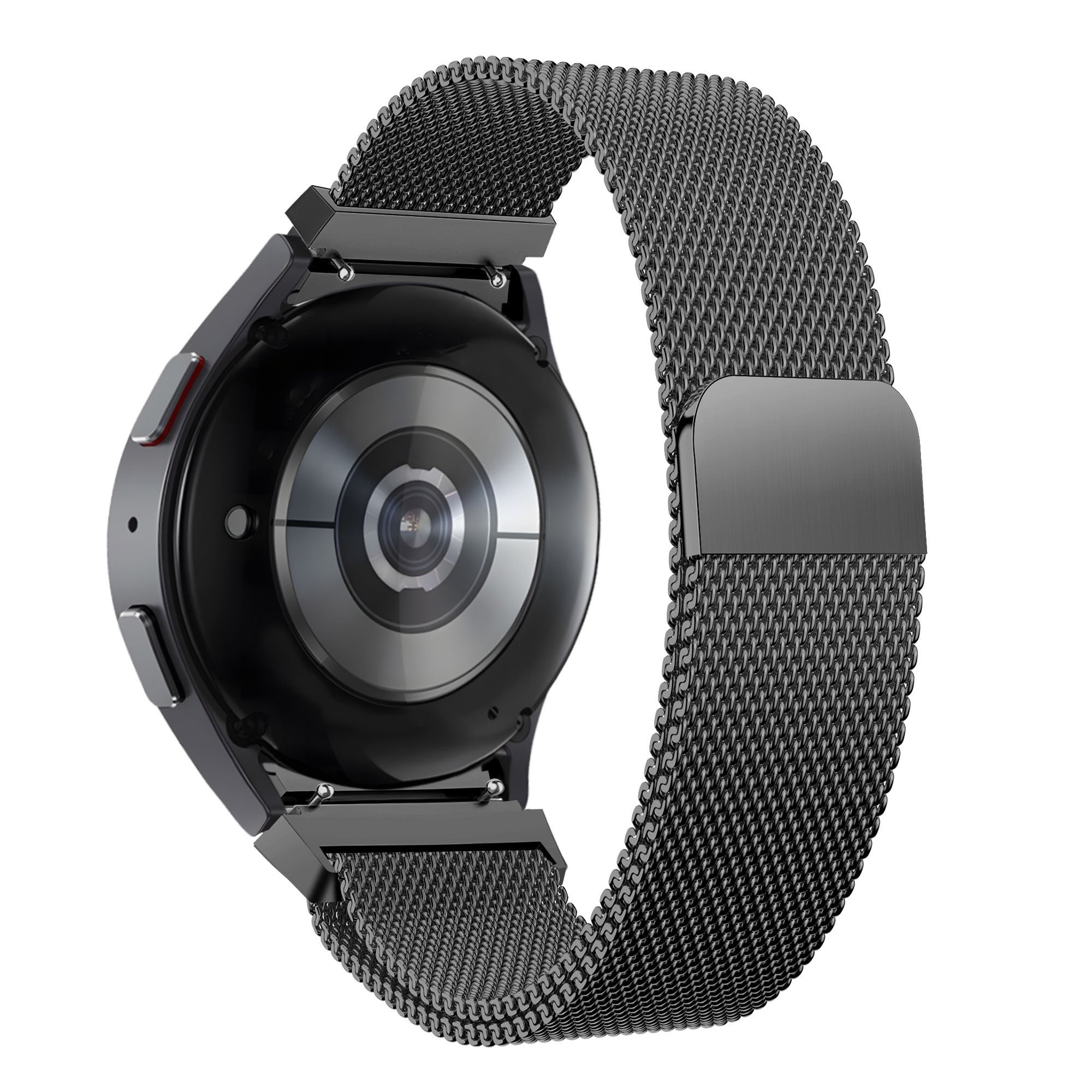 Milanese Loop horlogebandje - 20mm - Zwart