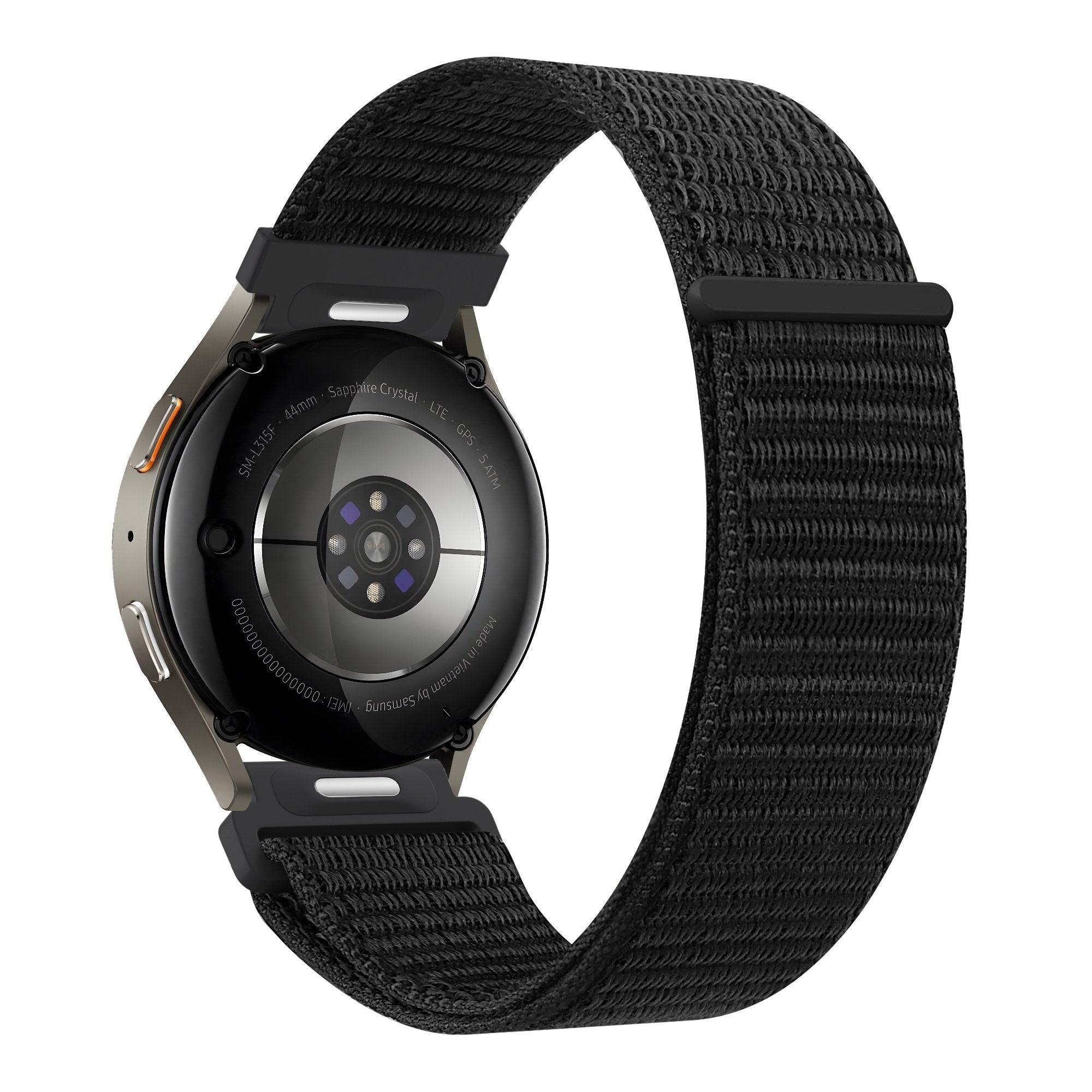 Nylon Easy Fit horlogebandje - 18mm - Zwart