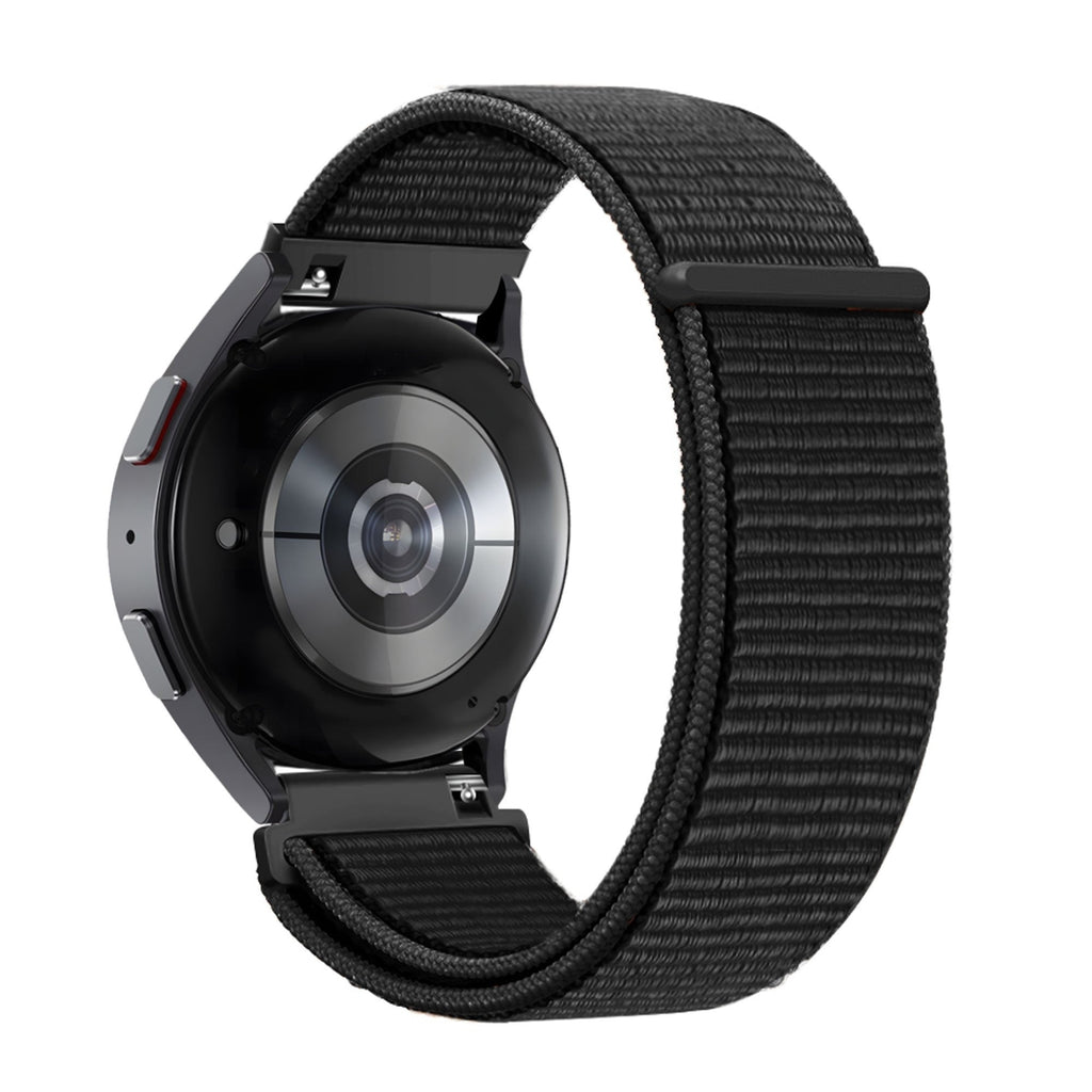 Nylon Loop horlogebandje - 20mm - Zwart