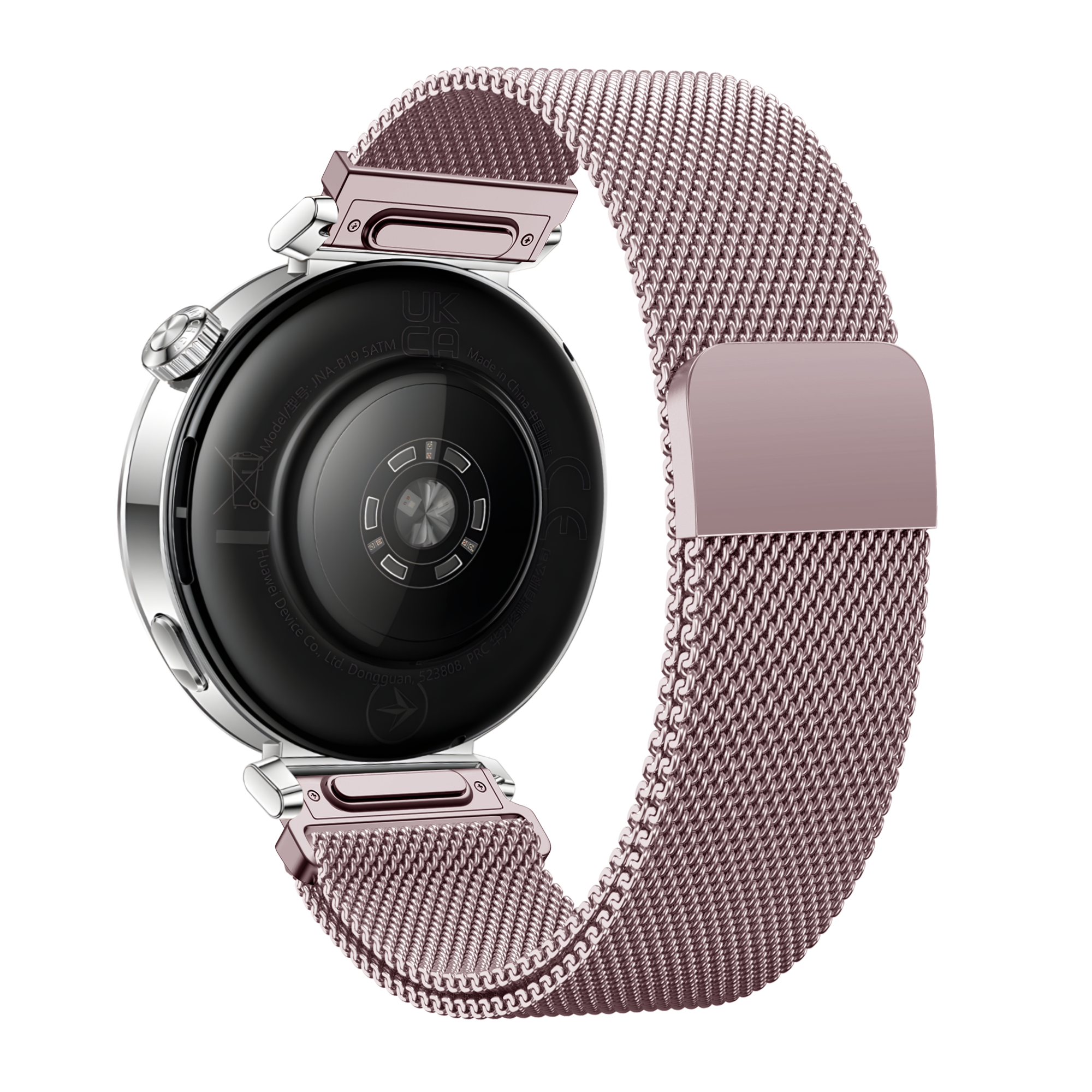 Milanese Easy Fit horlogebandje - 18mm - Roze