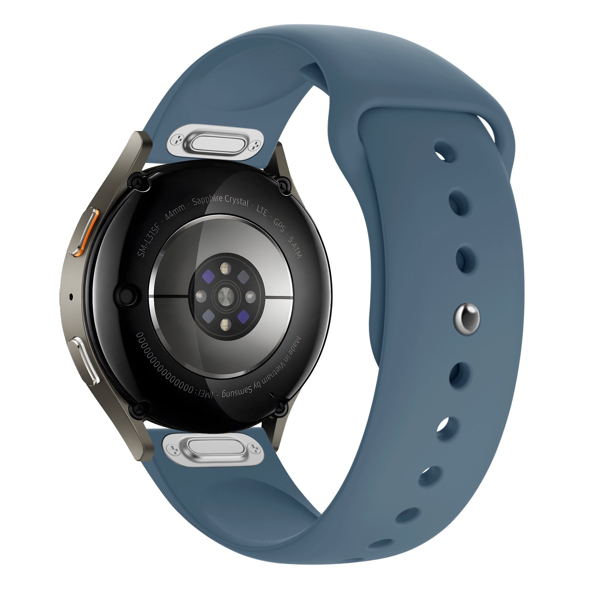 Sport Easy Fit horlogebandje - 22mm - Blauw