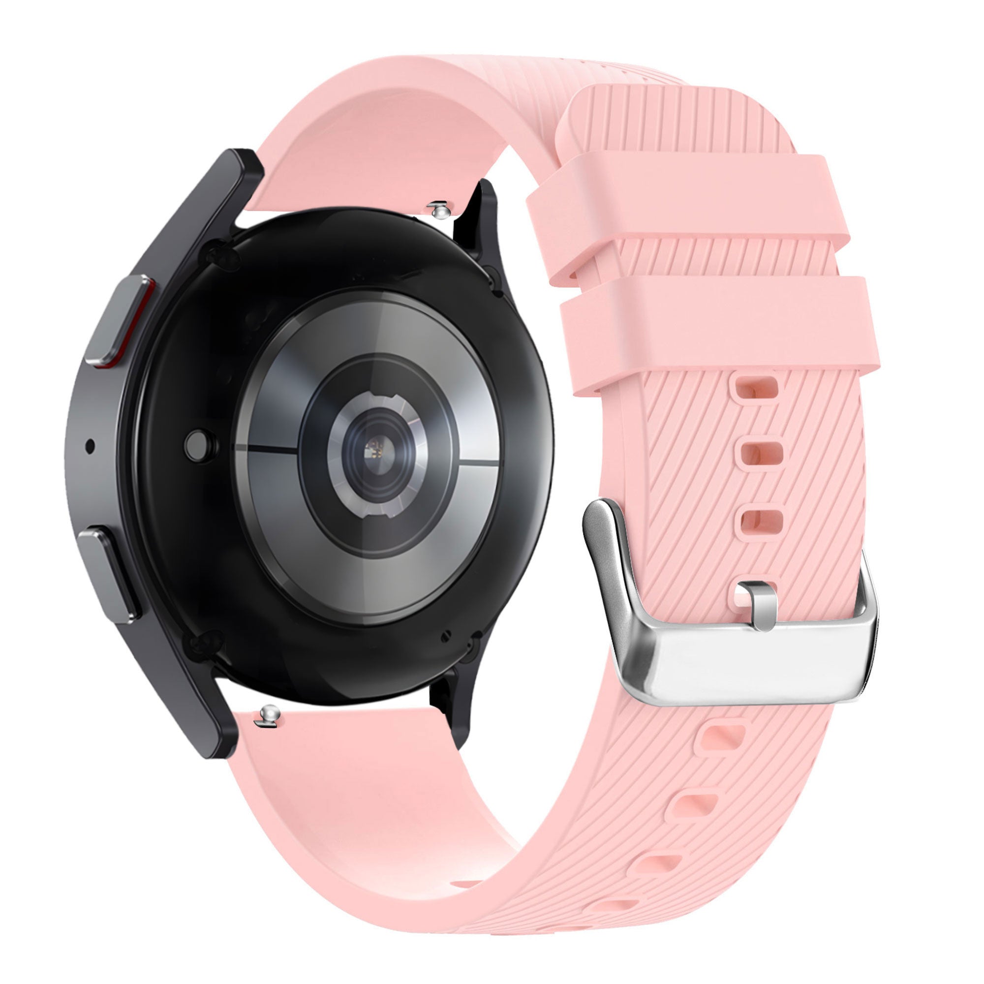 Siliconen Deluxe horlogebandje - 20mm - Roze