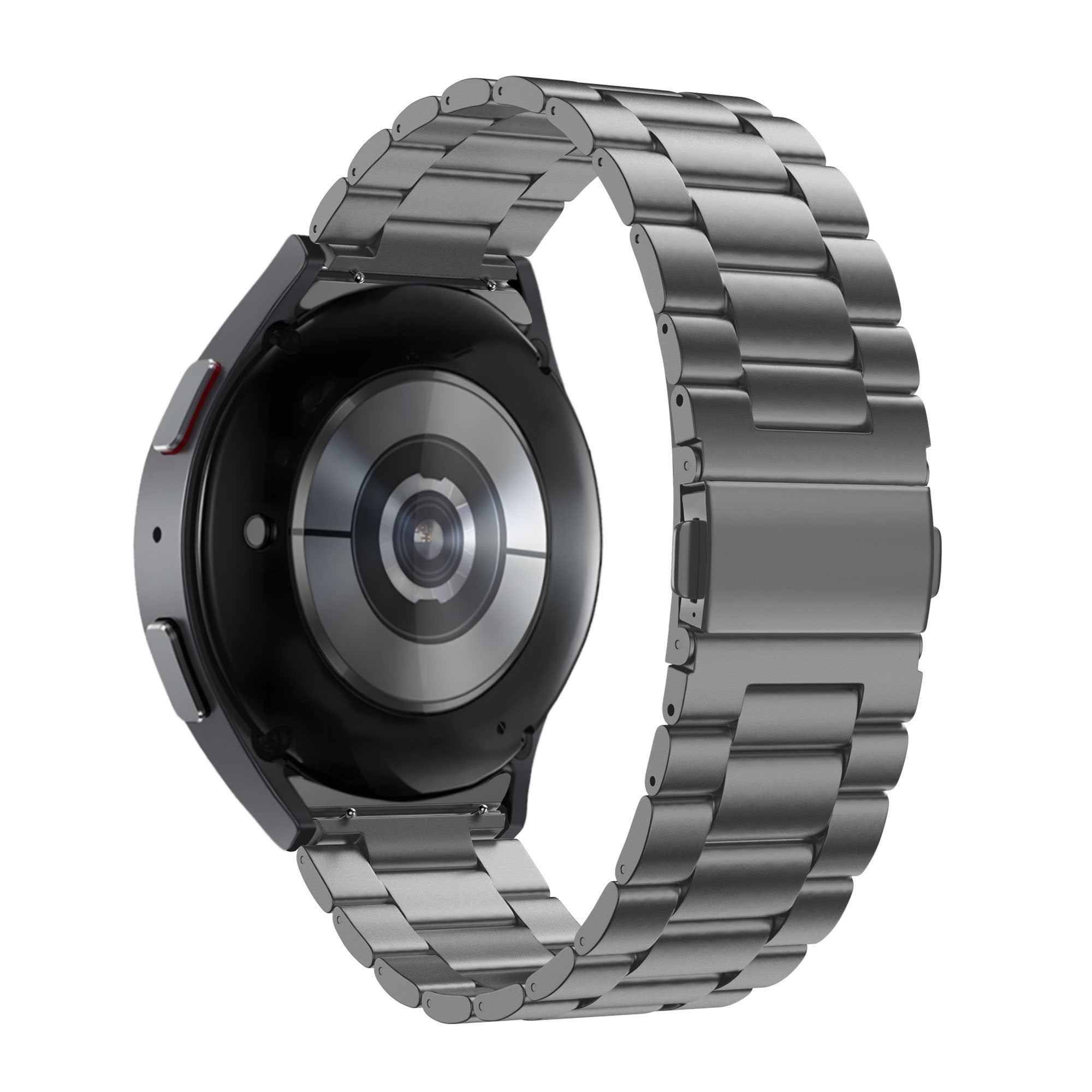 Titanium Schakel horlogebandje - 20mm - Grafiet