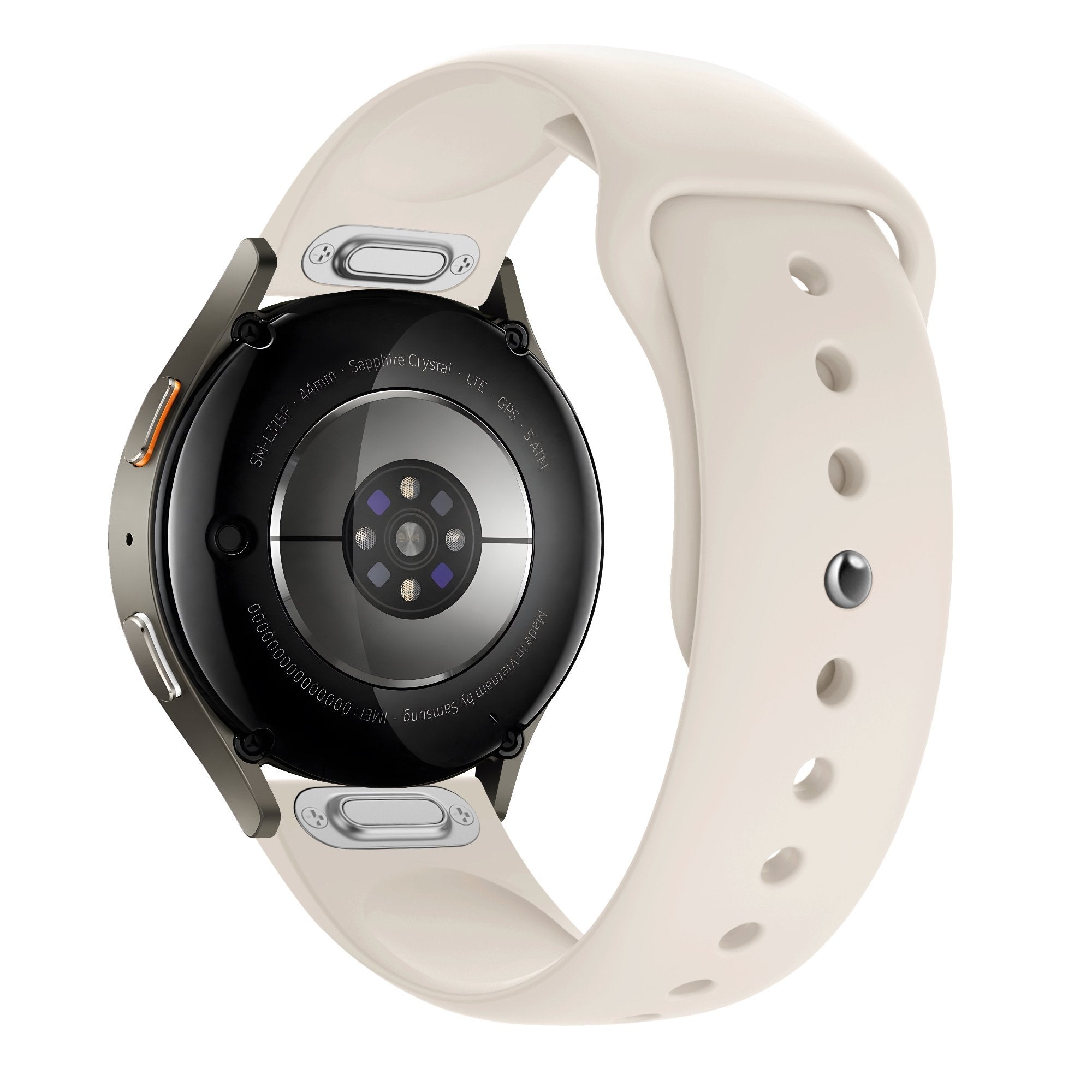Sport Easy fit horlogebandje - 20mm - Sterrenlicht light