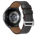 Leren Deluxe horlogebandje - 20mm - Zwart
