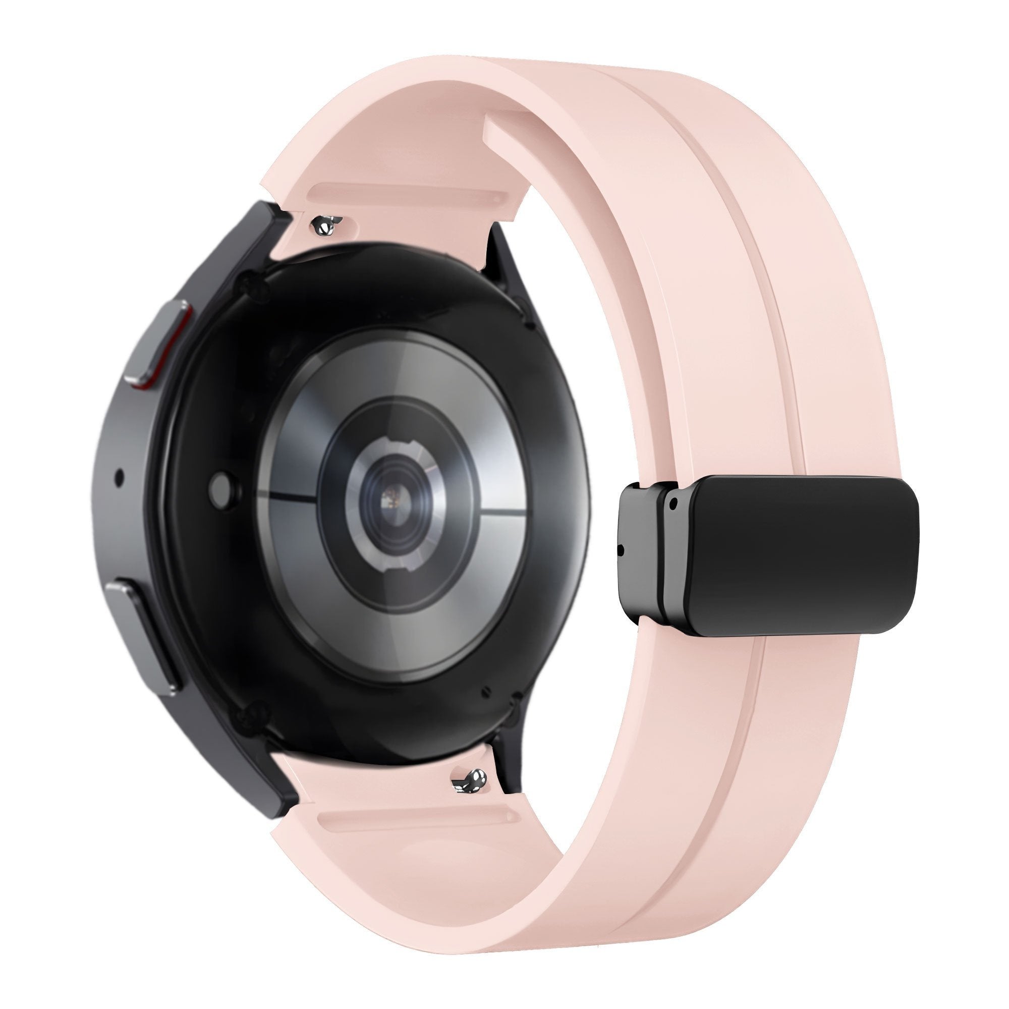 Siliconen D-Buckle horlogebandje - 20mm - Roze