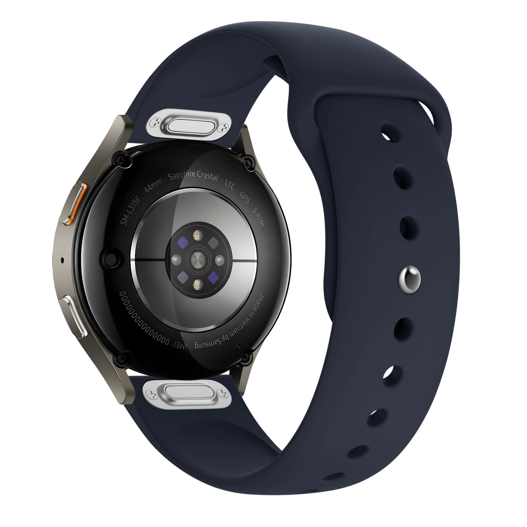 Sport Easy fit horlogebandje - 20mm - Donkerblauw