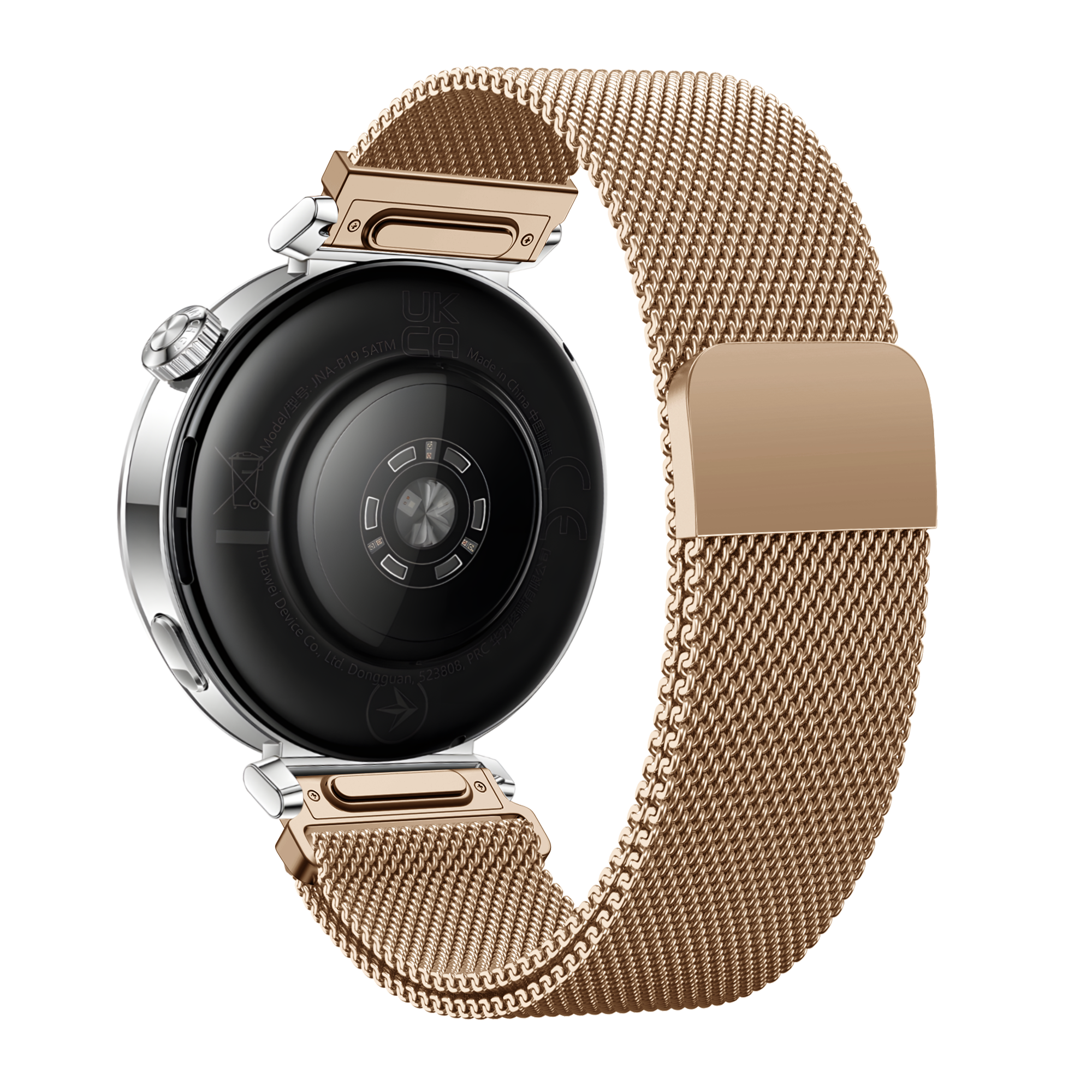 Milanese Easy Fit horlogebandje - 18mm - Rosé goud