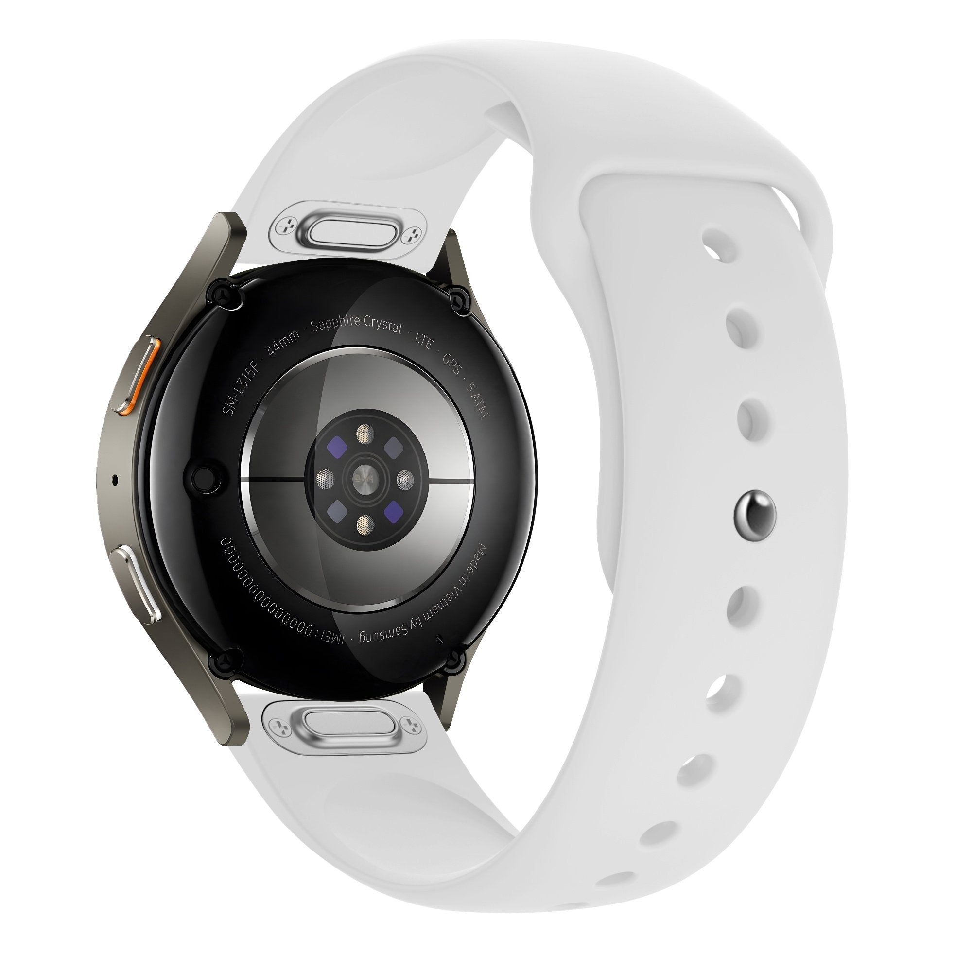 Sport Easy fit horlogebandje - 20mm - Wit