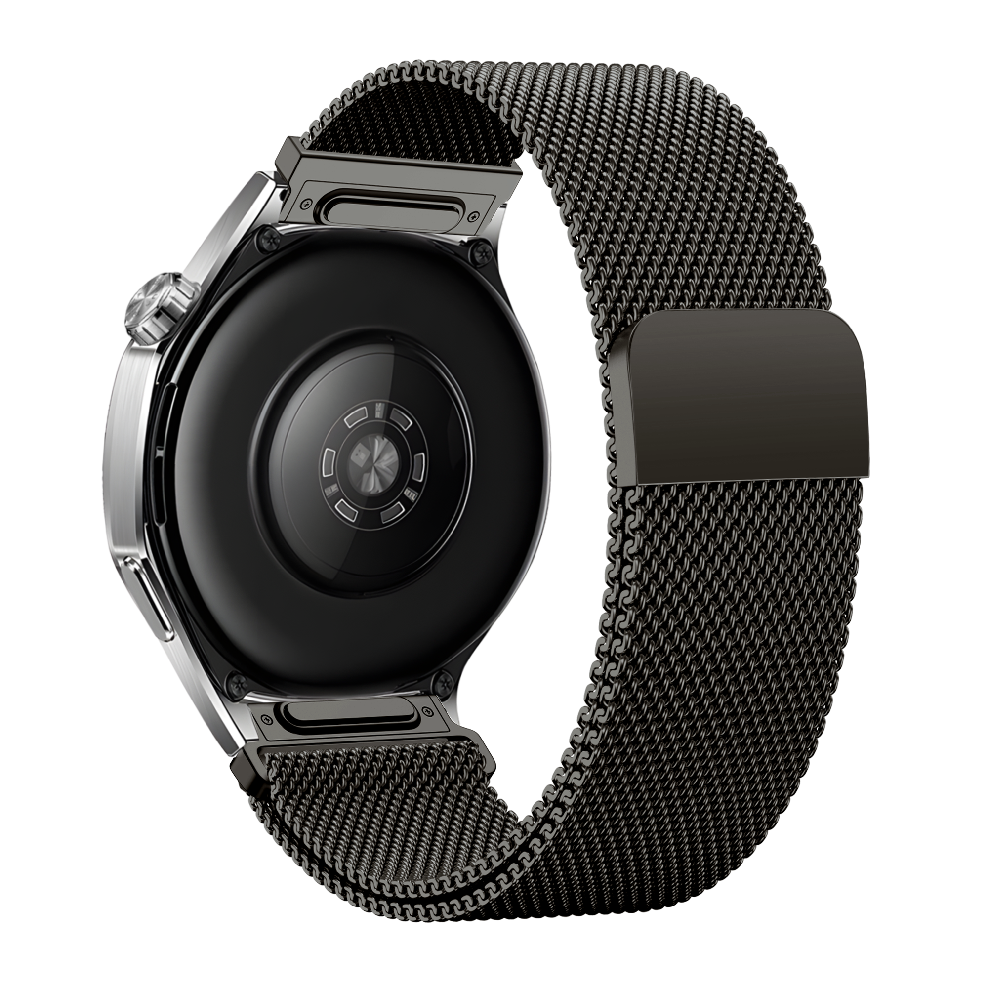 Milanese Easy Fit horlogebandje - 22mm - Titanium grijs