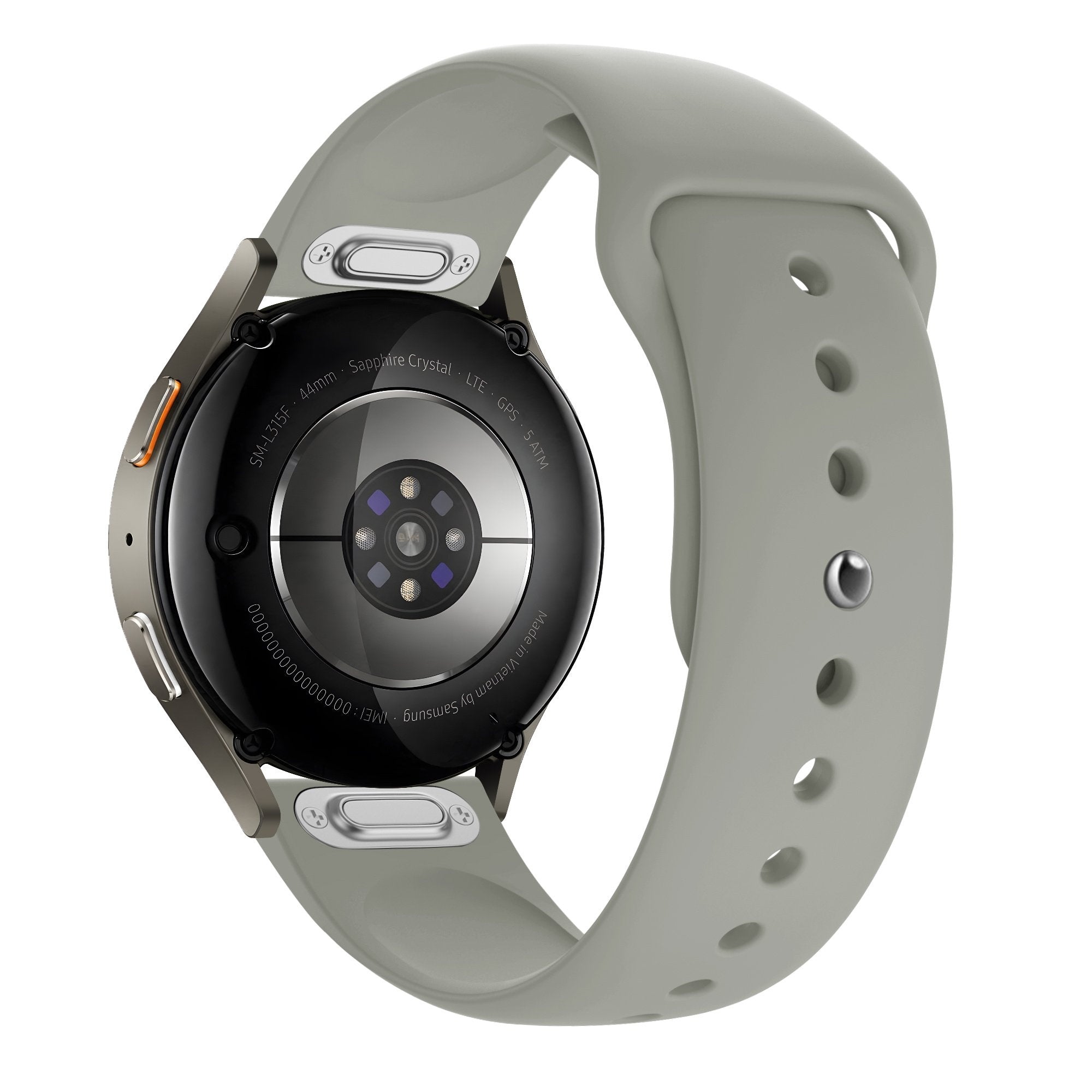 Sport Easy fit horlogebandje - 20mm - Lichtgrijs