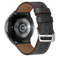Lederen Deluxe horlogebandje - 22mm - Zwart