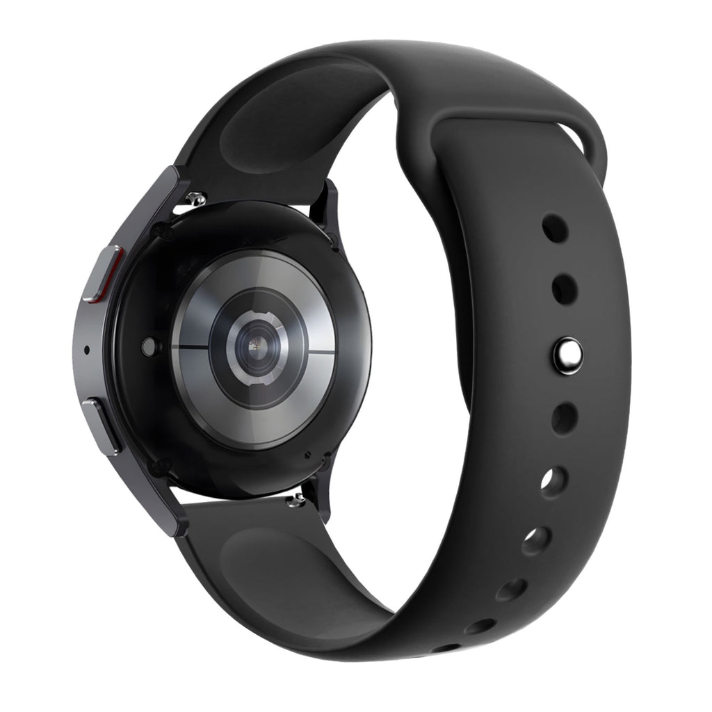 Sport Deluxe horlogebandje - 20mm - Zwart