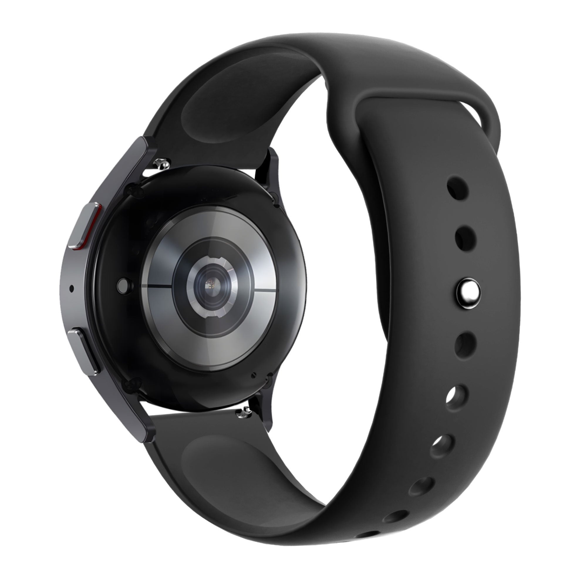 Sport Deluxe horlogebandje - 20mm - Zwart