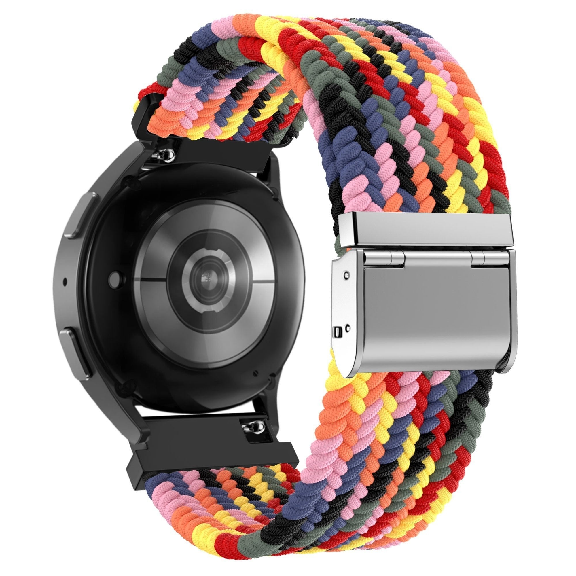 Gevlochten Nylon horlogebandje - 20mm - Kleurrijk