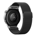 Milanese Easy Fit horlogebandje - 22mm - Zwart