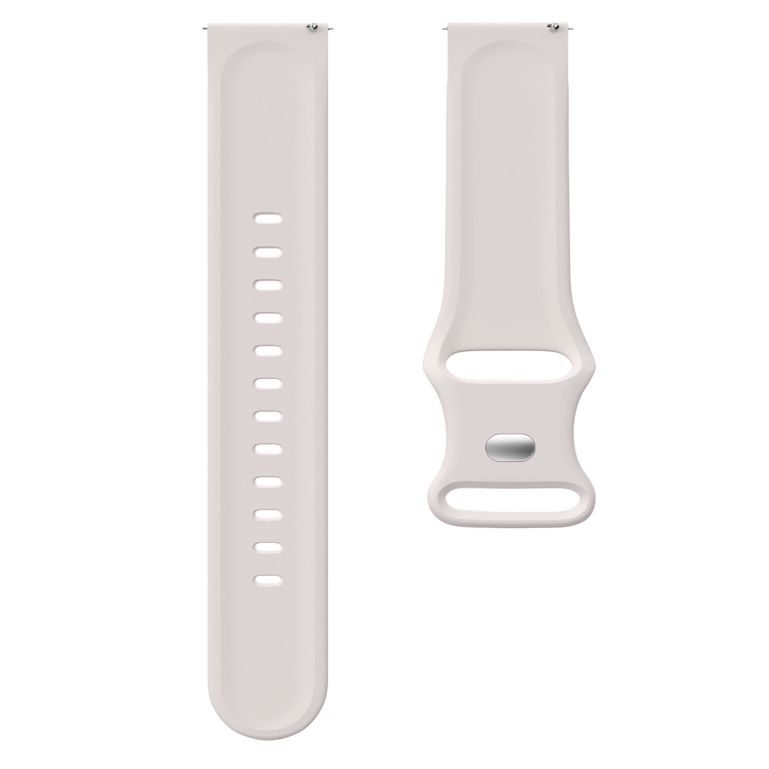 Wildhearts Siliconen horlogebandje - 20mm - Beige