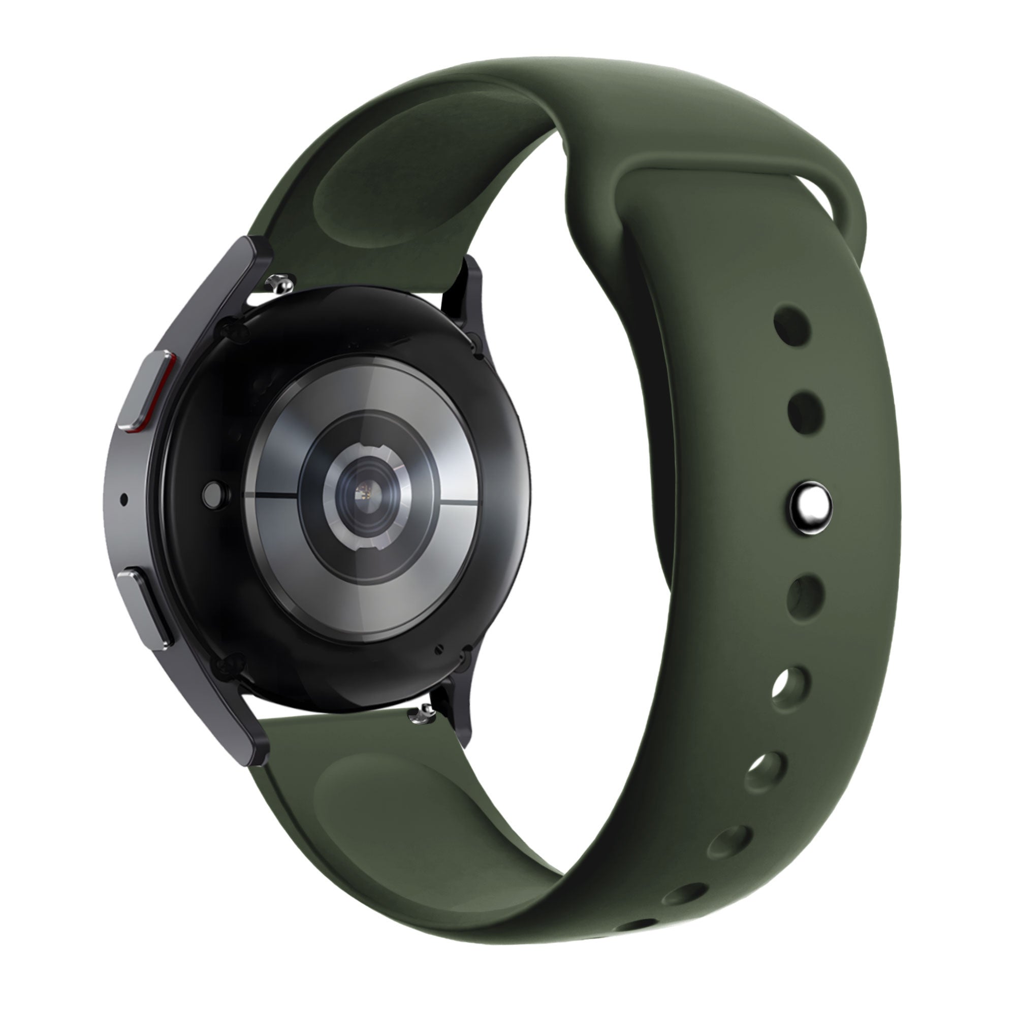 Sport Deluxe horlogebandje - 20mm - Olijfgroen