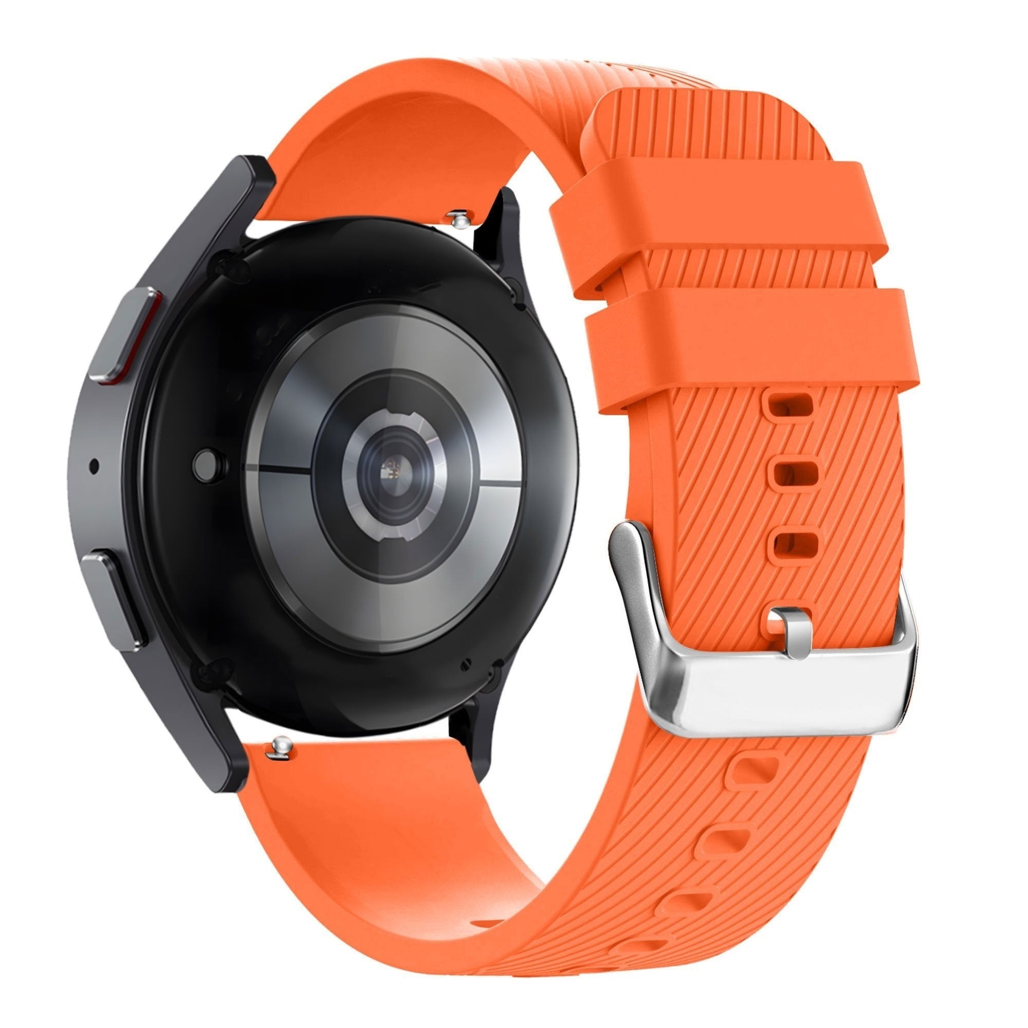 Siliconen Deluxe horlogebandje - 22mm - Oranje