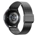 Verstelbare Stalen horlogebandje - 22mm - Zwart