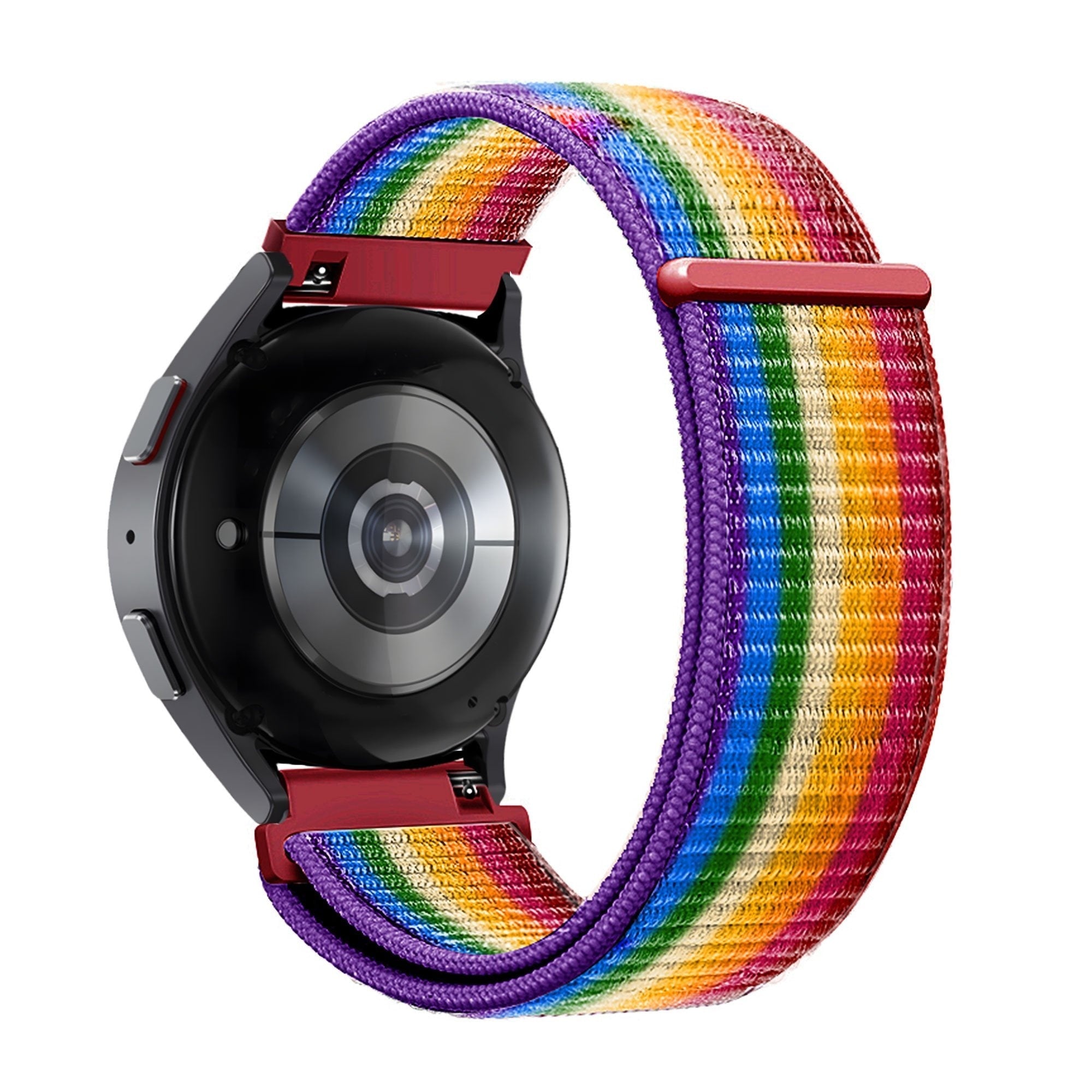 Nylon Loop horlogebandje - 20mm - Regenboog