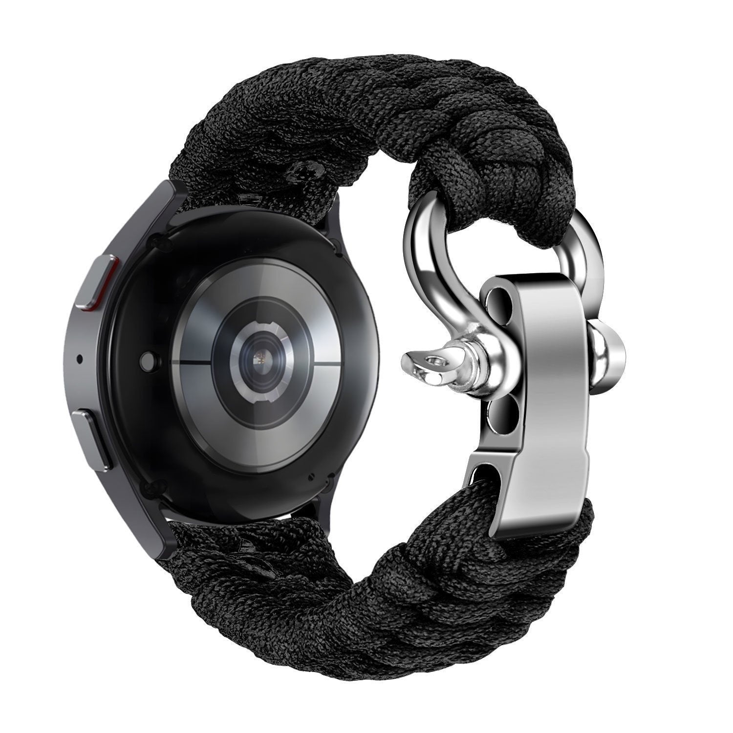 Nylon Rope horlogebandje - 22mm - Zwart