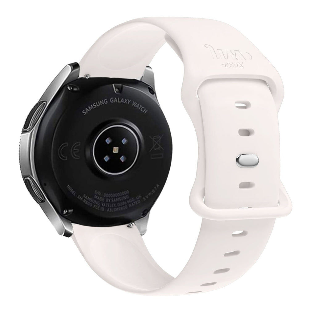 Wildhearts Siliconen horlogebandje - 20mm - Beige