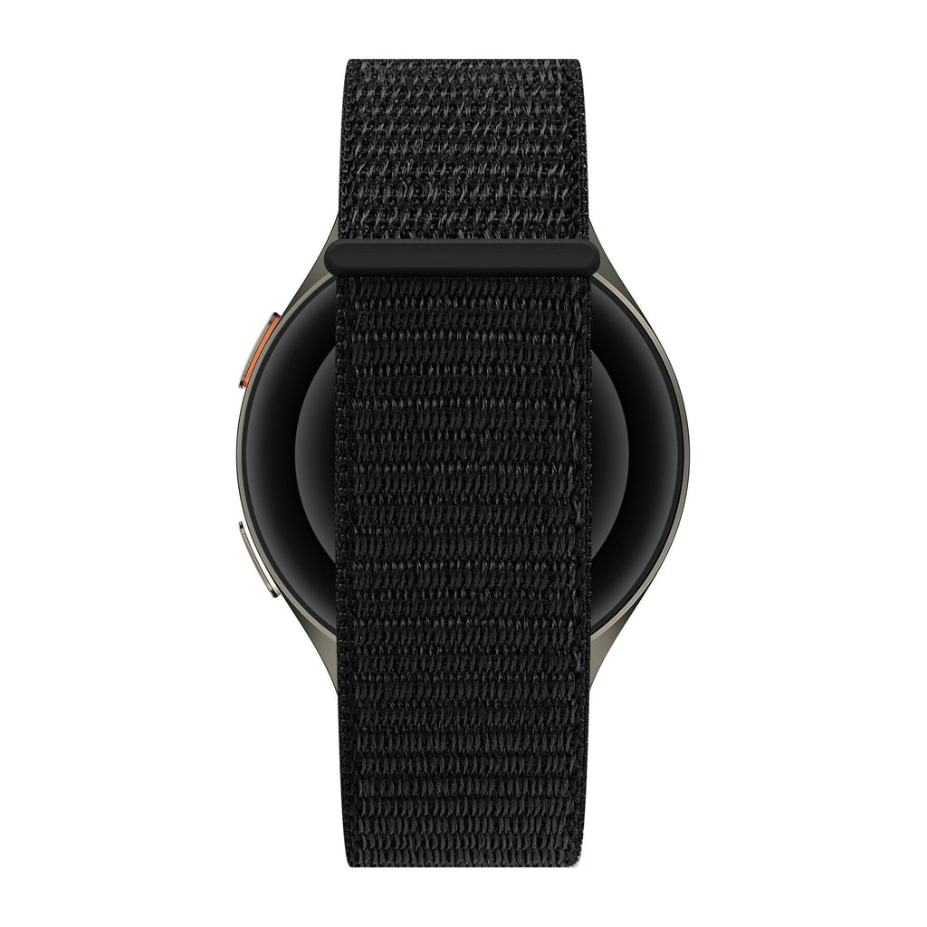 Nylon Easy fit horlogebandje - 20mm - Zwart