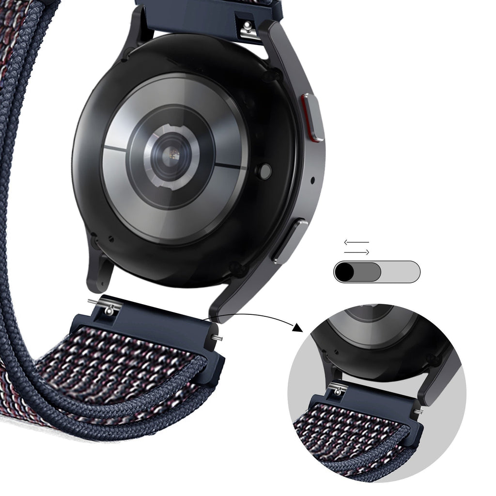 Nylon Loop horlogebandje - 22mm - Indigo