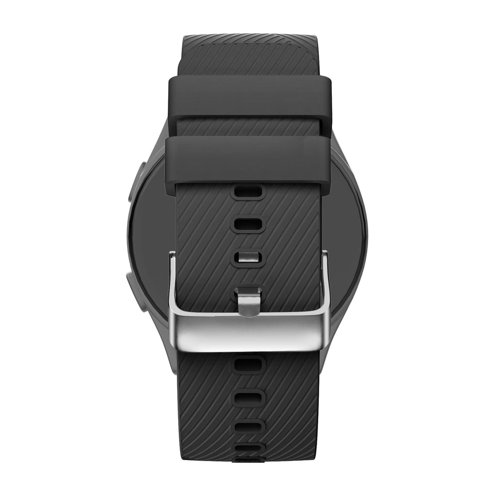 Siliconen Deluxe horlogebandje - 20mm - Zwart
