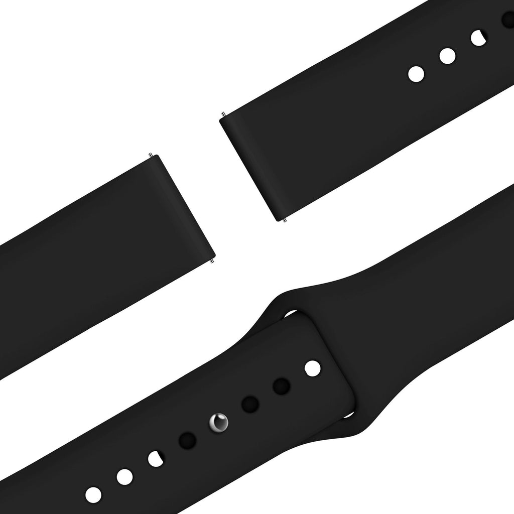 Sport Easy fit horlogebandje - 20mm - Zwart