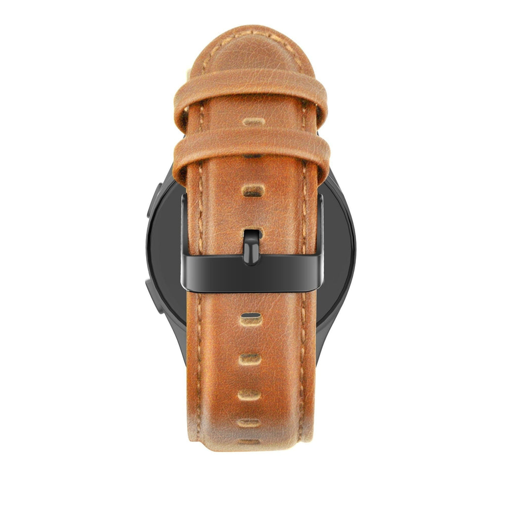 Lederen Classic horlogebandje - 22mm - Bruin