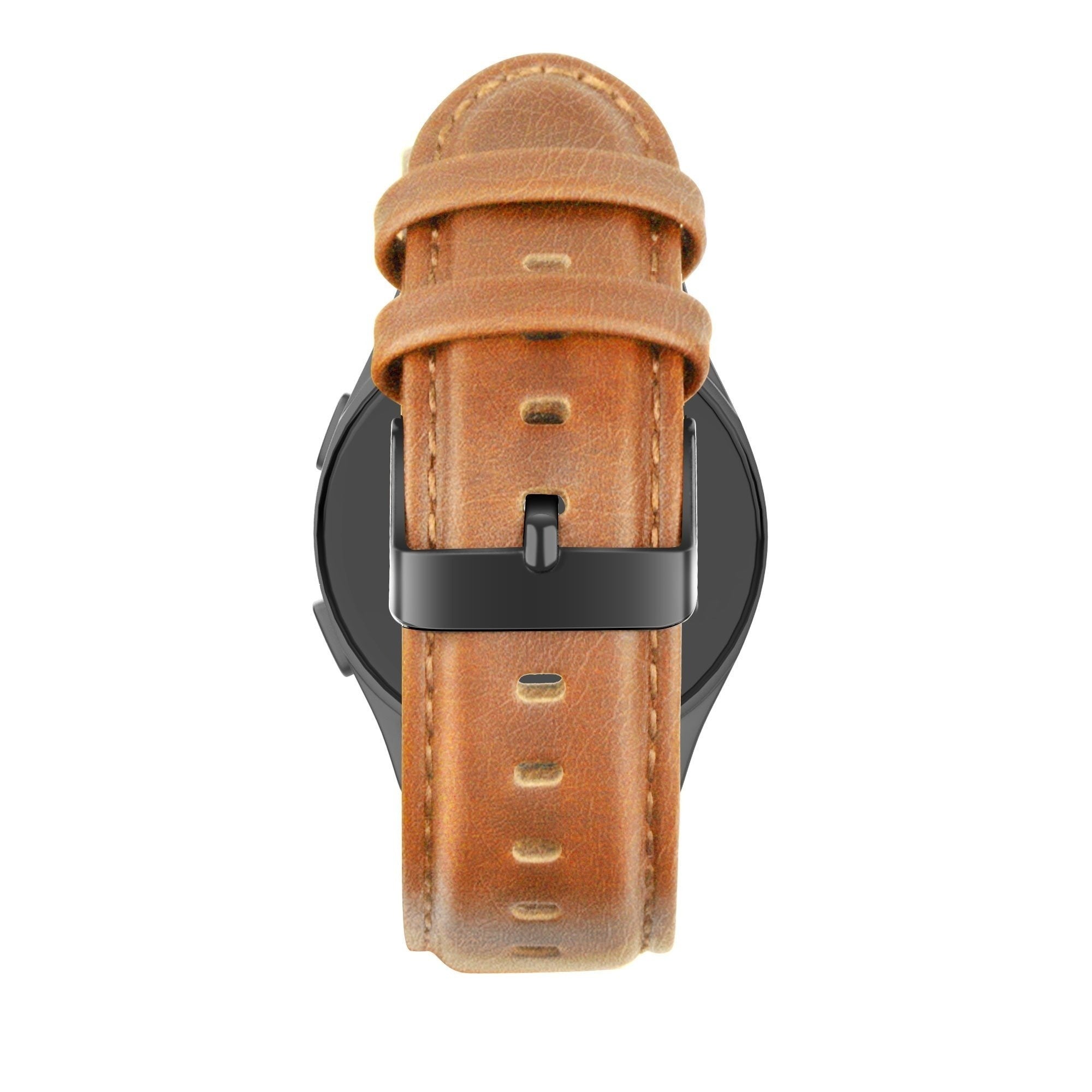 Lederen Classic horlogebandje - 22mm - Bruin