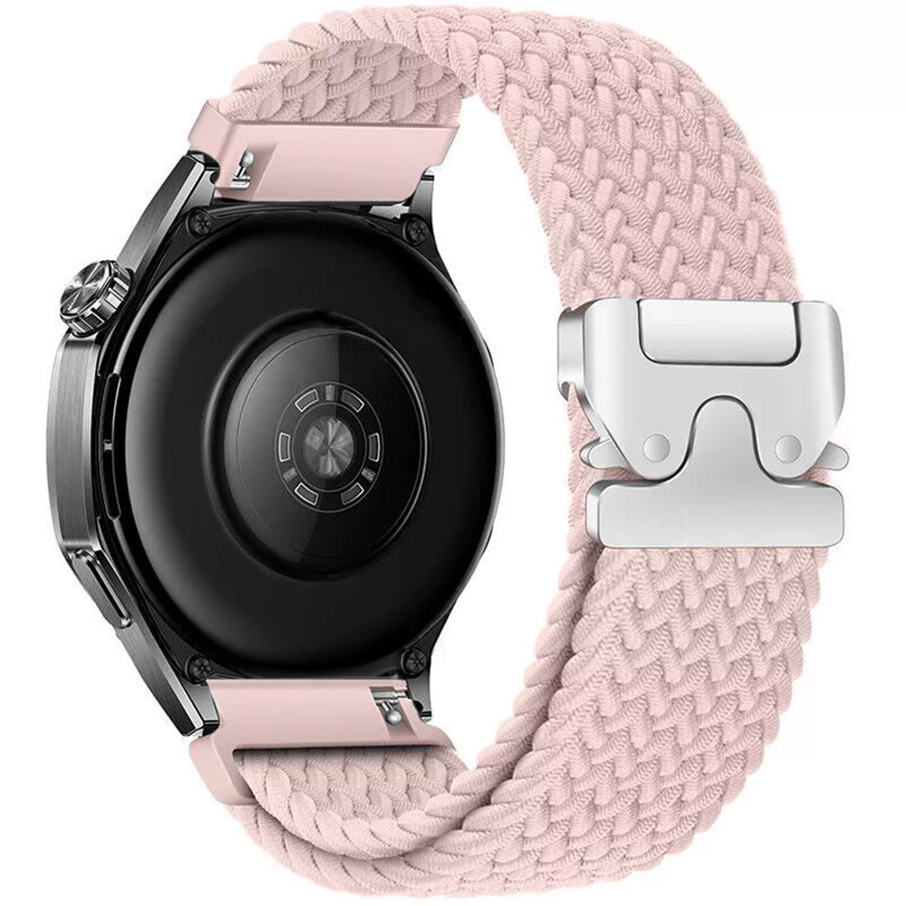 Gevlochten Nylon horlogebandje - 18mm - Roze