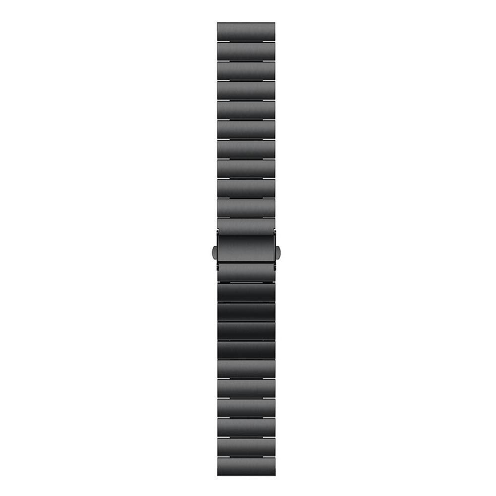 Metalen horlogebandje - 20mm - Zwart