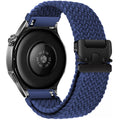 Gevlochten P-Buckle horlogebandje - 20mm - Blauw