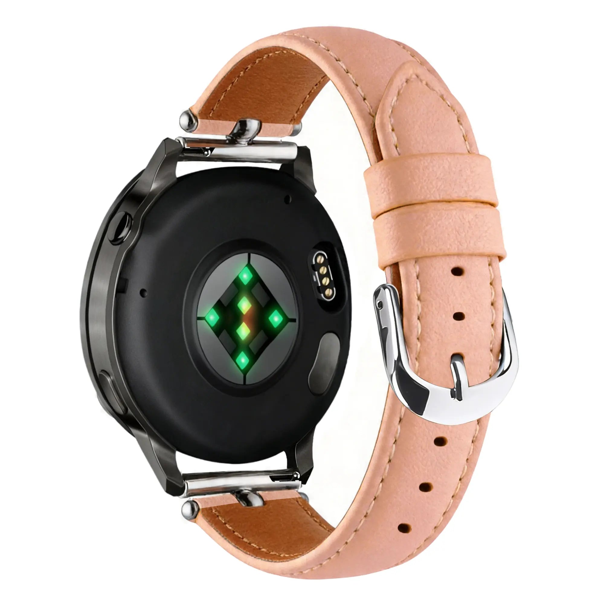 Leren Bullet horlogebandje - 20mm - Roze