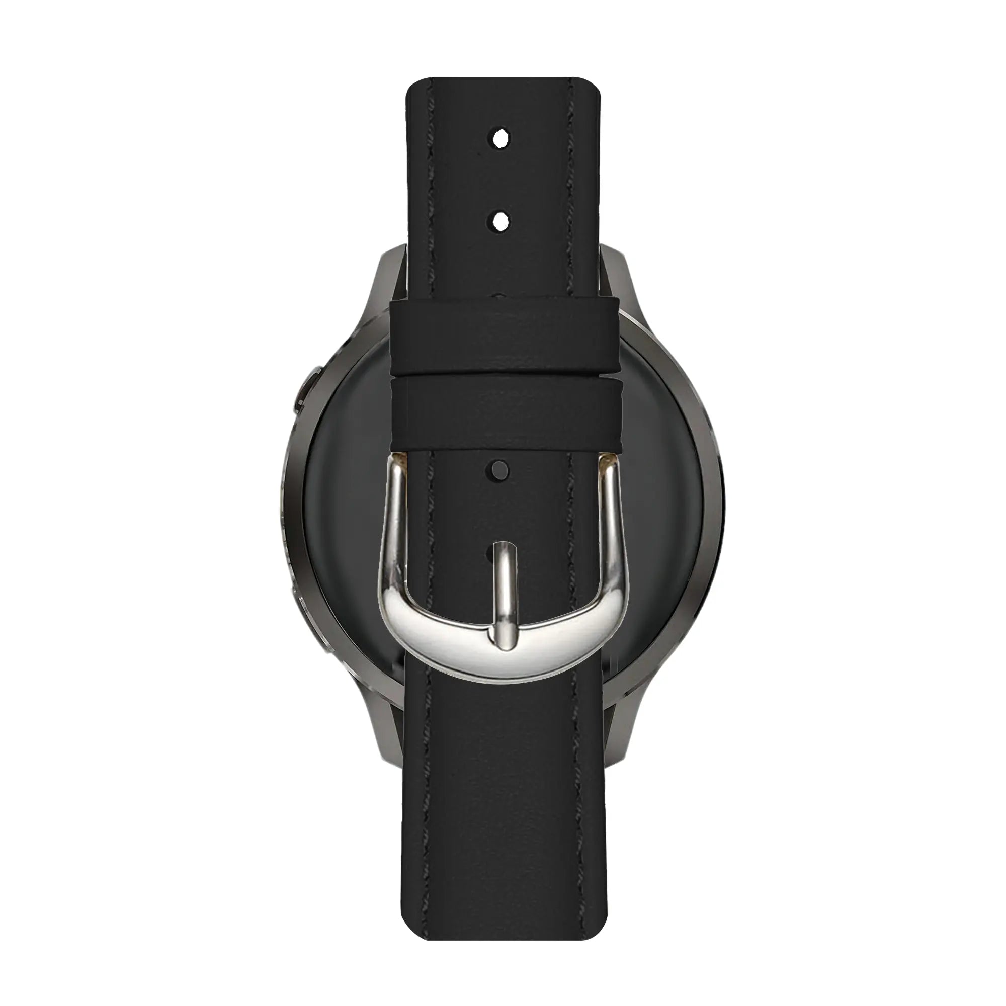 Leren Bullet horlogebandje - 20mm - Zwart