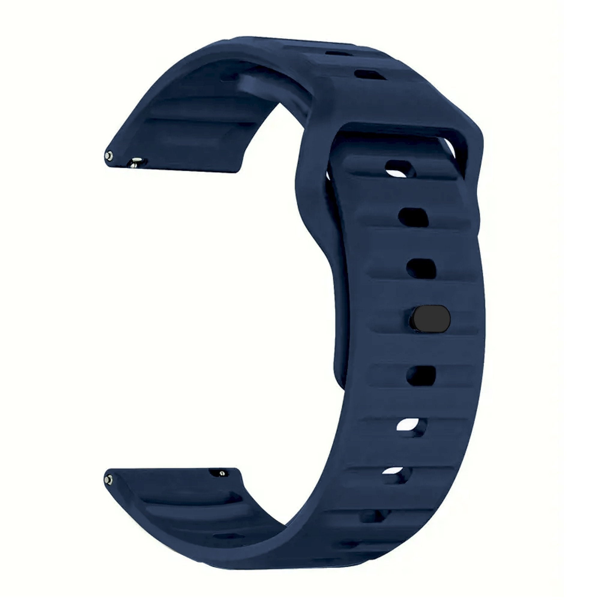 Outdoor Siliconen horlogebandje - 22mm - Donkerblauw