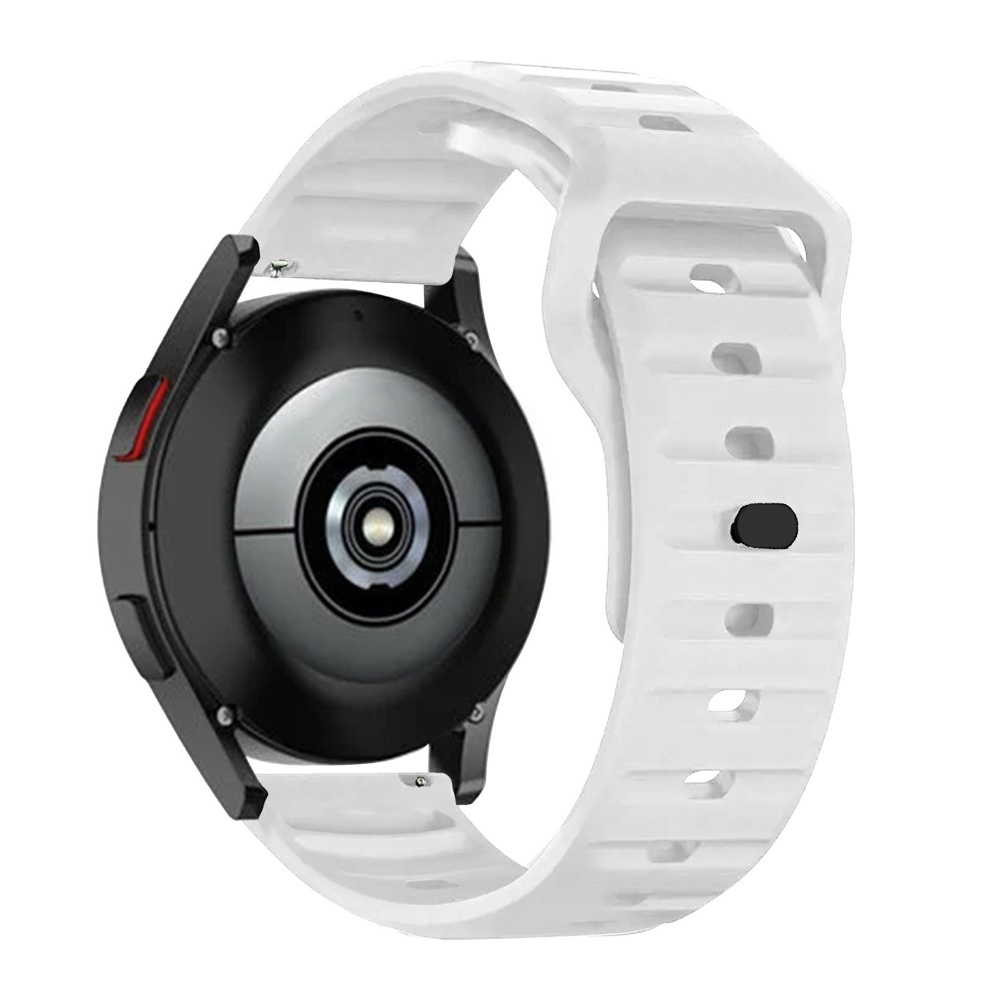 Outdoor siliconen horlogebandje - 20mm - Wit