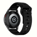 Outdoor siliconen horlogebandje - 20mm - Zwart
