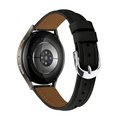 Slimfit Leren horlogebandje - 20mm - Zwart