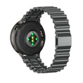 Premium Stalen Ocean horlogebandje - 22mm - Grafiet